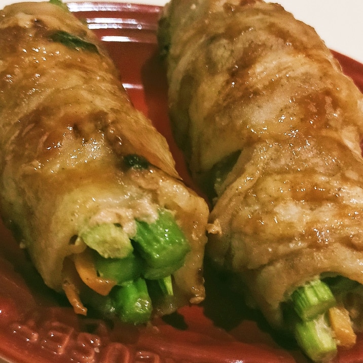 アスパラとにんじんの豚バラ巻き